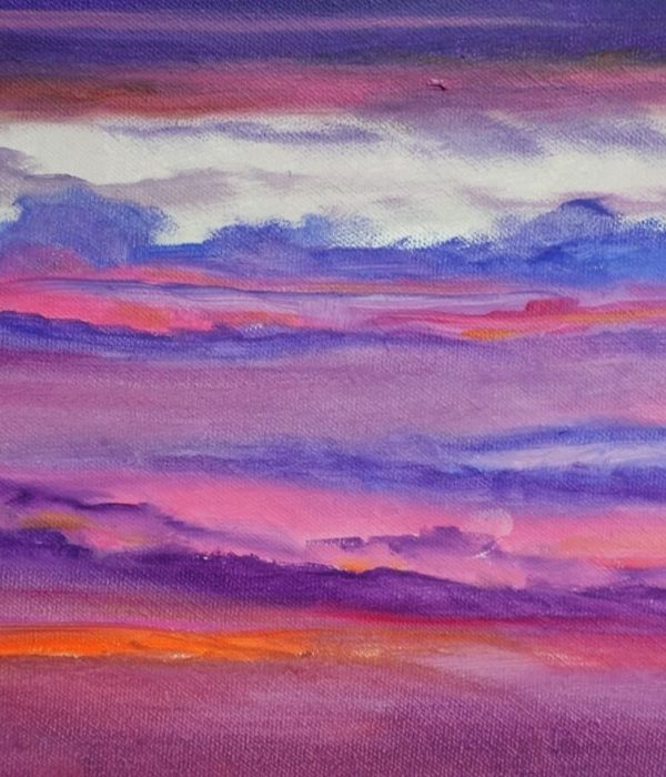 del Rosso, Paisaje de cielo III, sol poniente, 2024, detalle (low) (1)